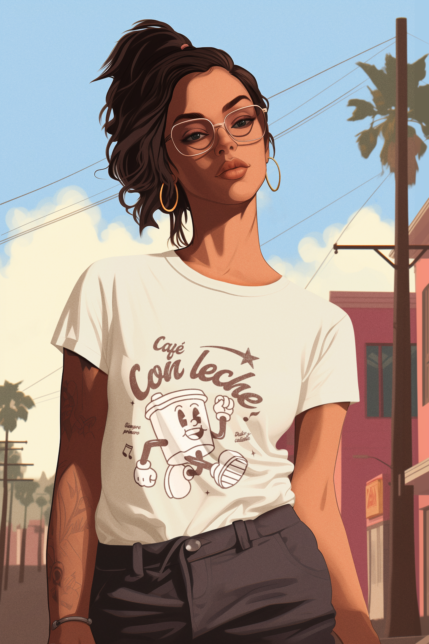 Café Con Leche Men's classic tee