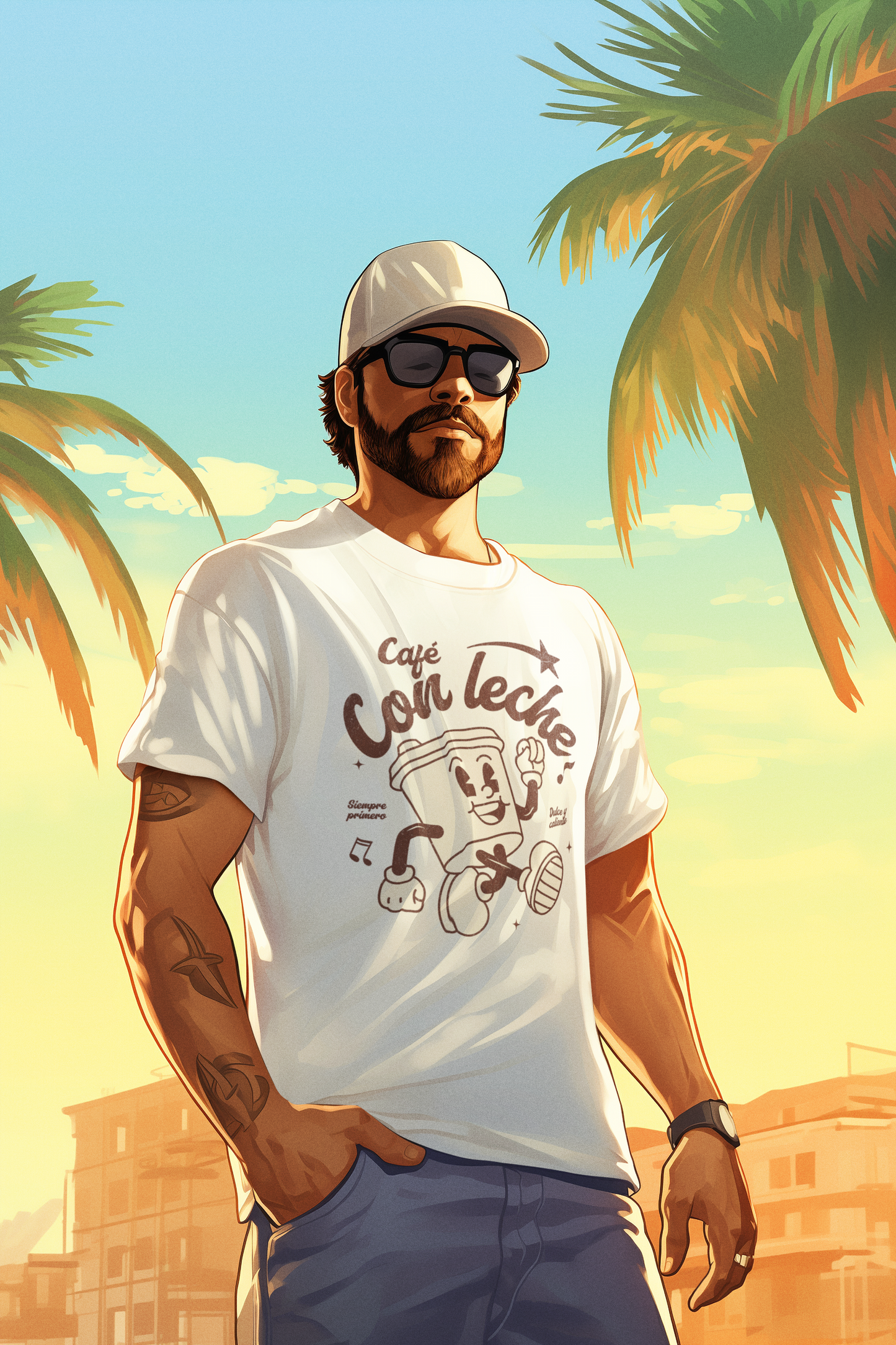 Café Con Leche Men's classic tee