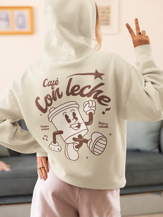 Café Con Leche Unisex midweight hoodie