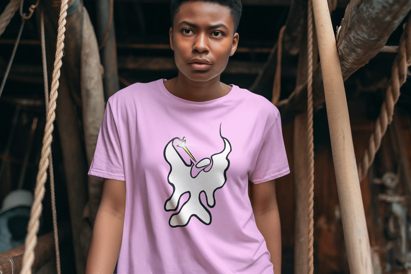 Archangel Gabriel Abstract Art classic tee