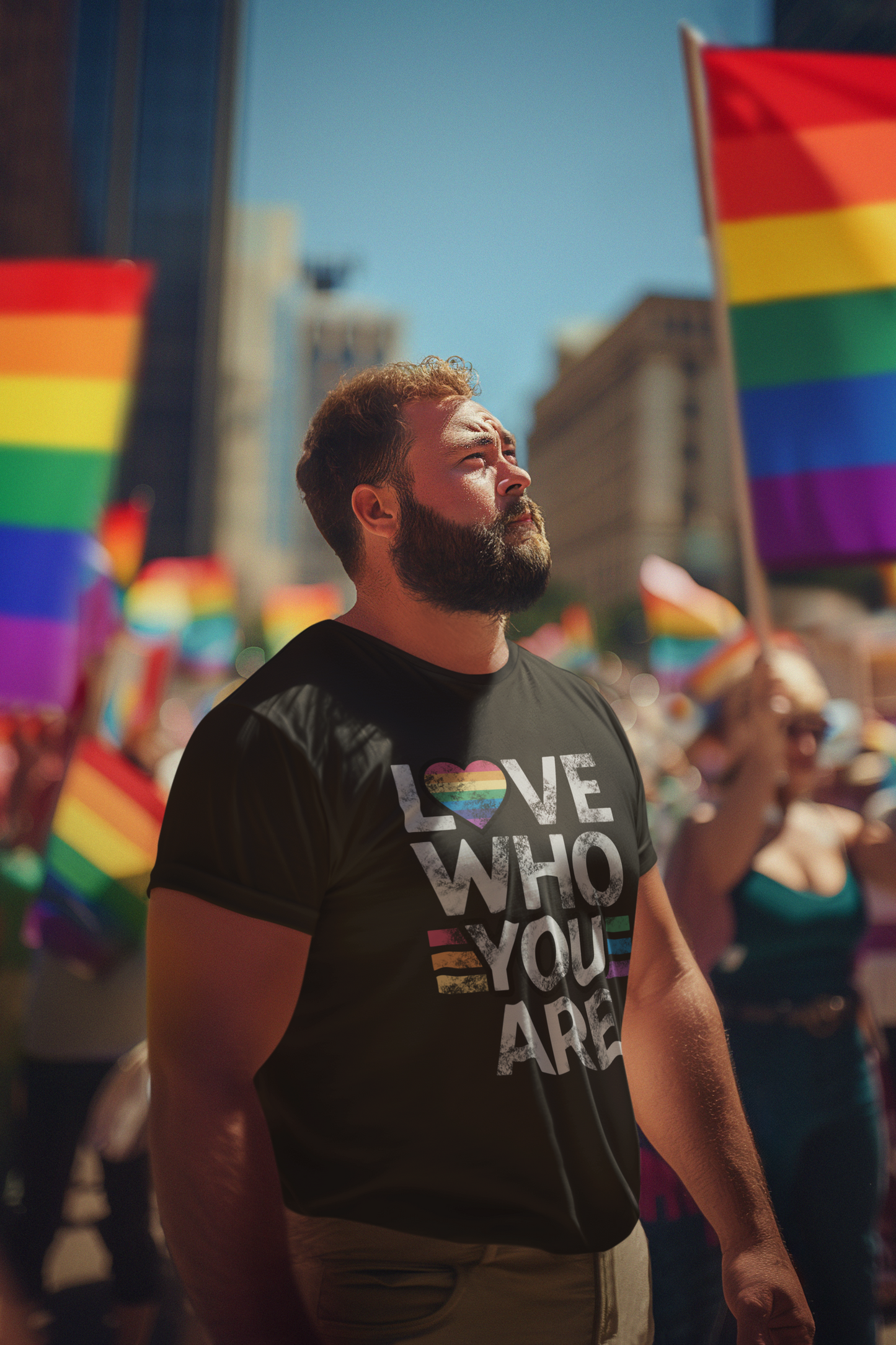 Love Who You Are - LGBTQ Pride Unisex t-shirt