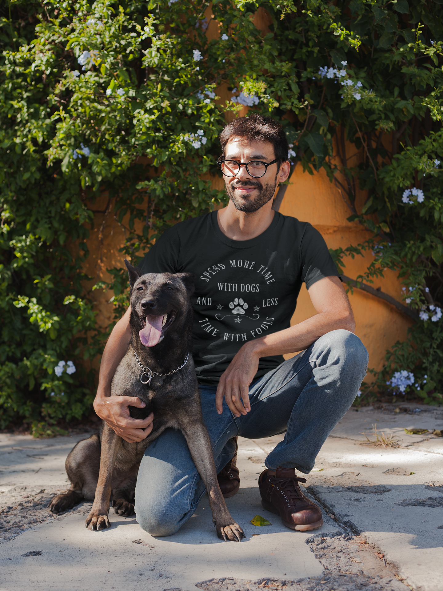 Spend More Time With Dogs Unisex t-shirt