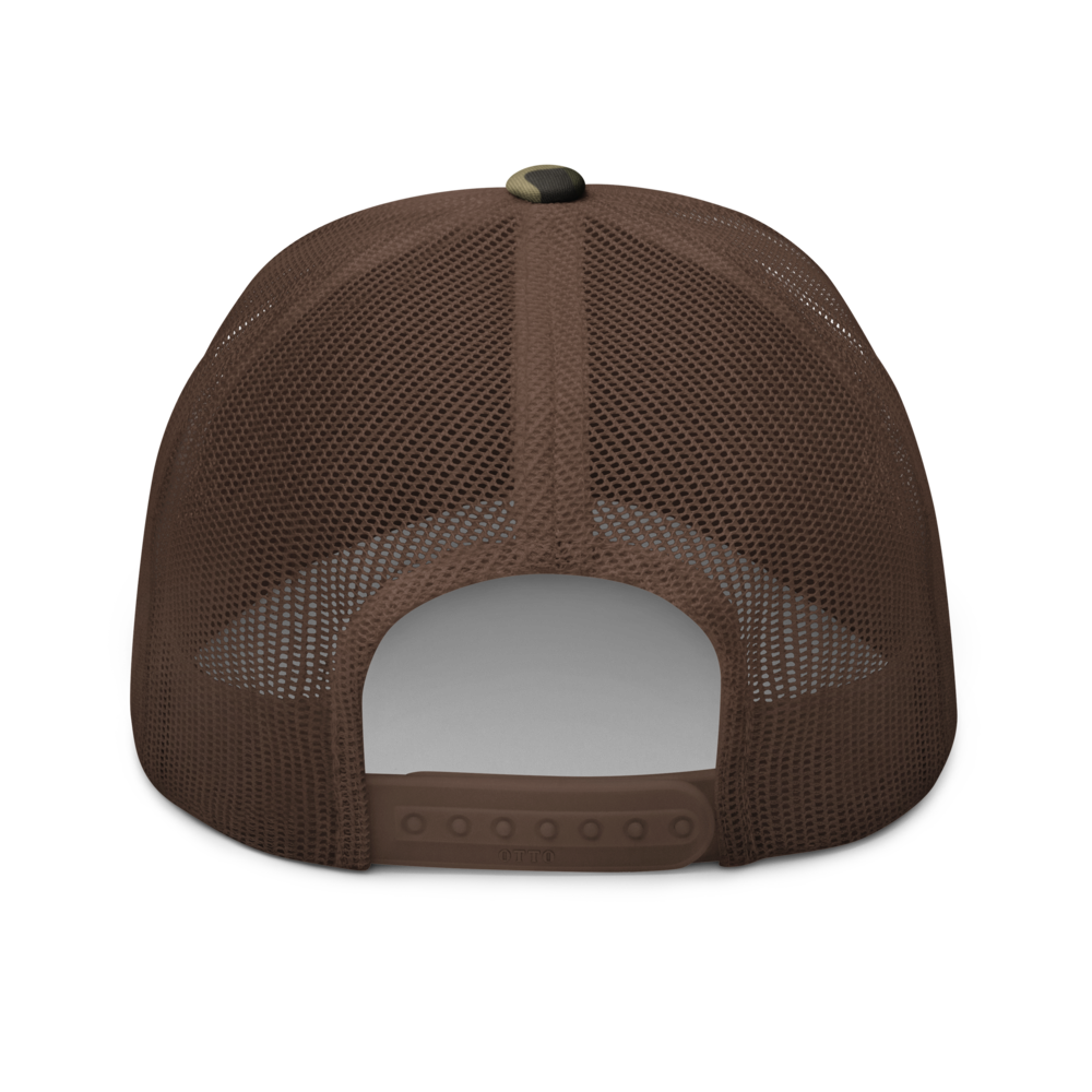 Shut Up And Train Camouflage trucker hat