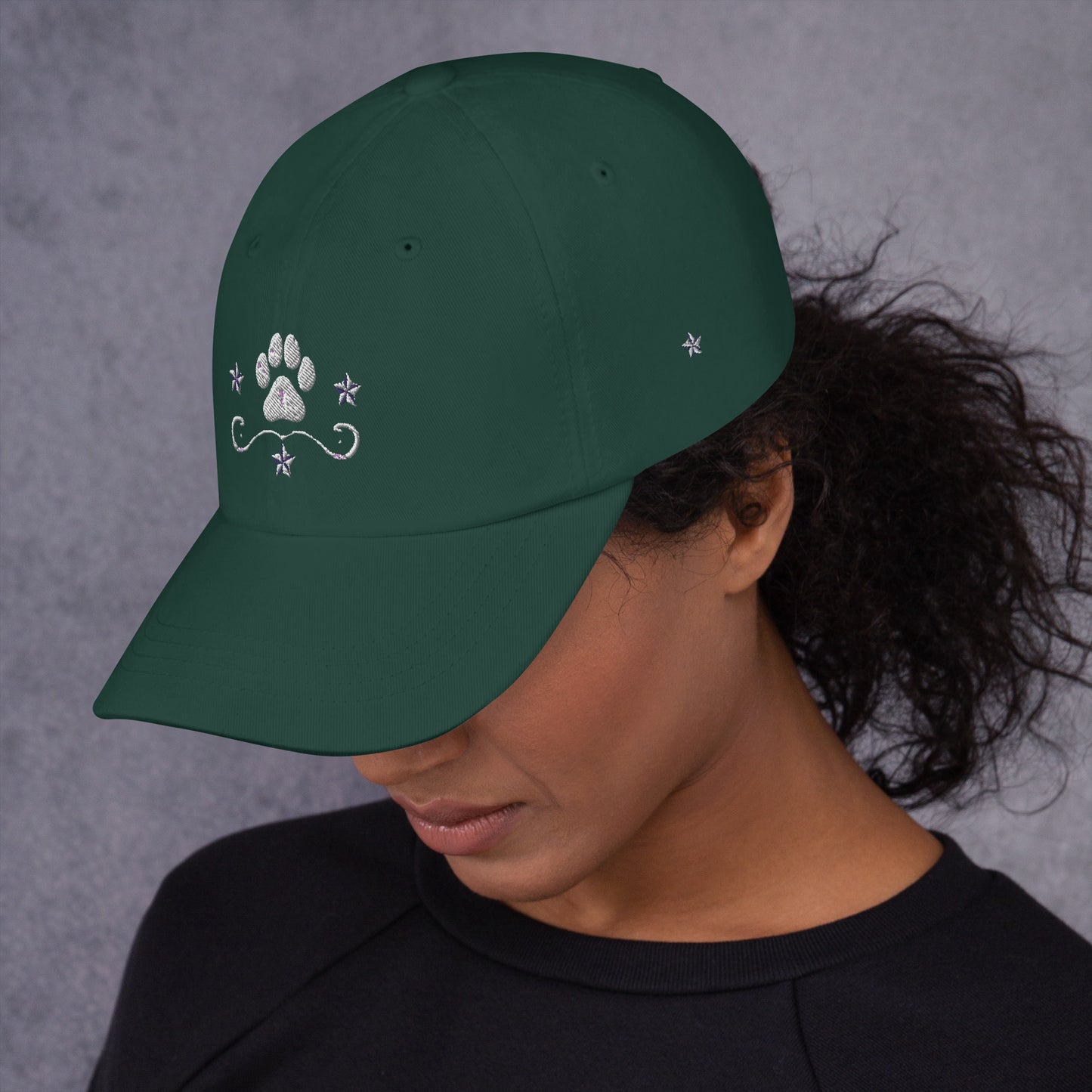 Starry Paw - Weathered Design Dad hat