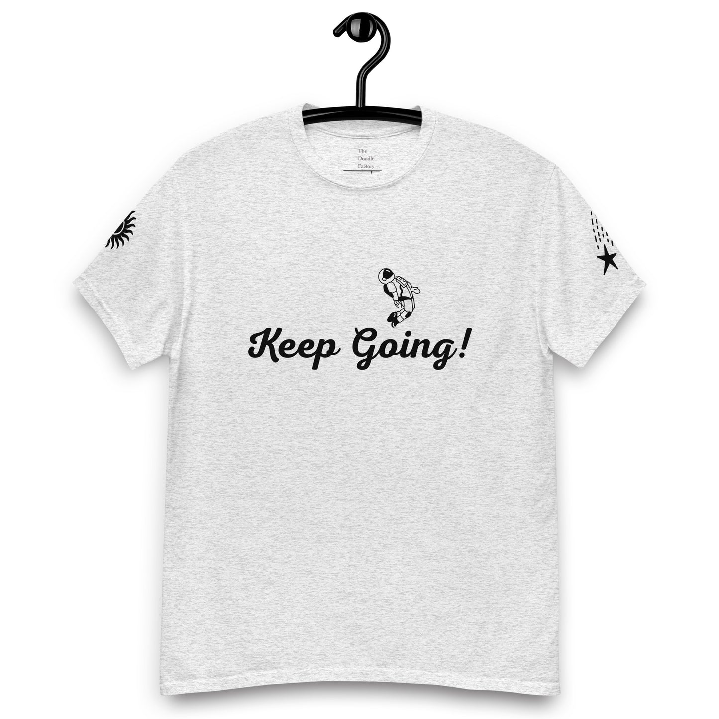 Keep Going! Space Theme Men's classic tee