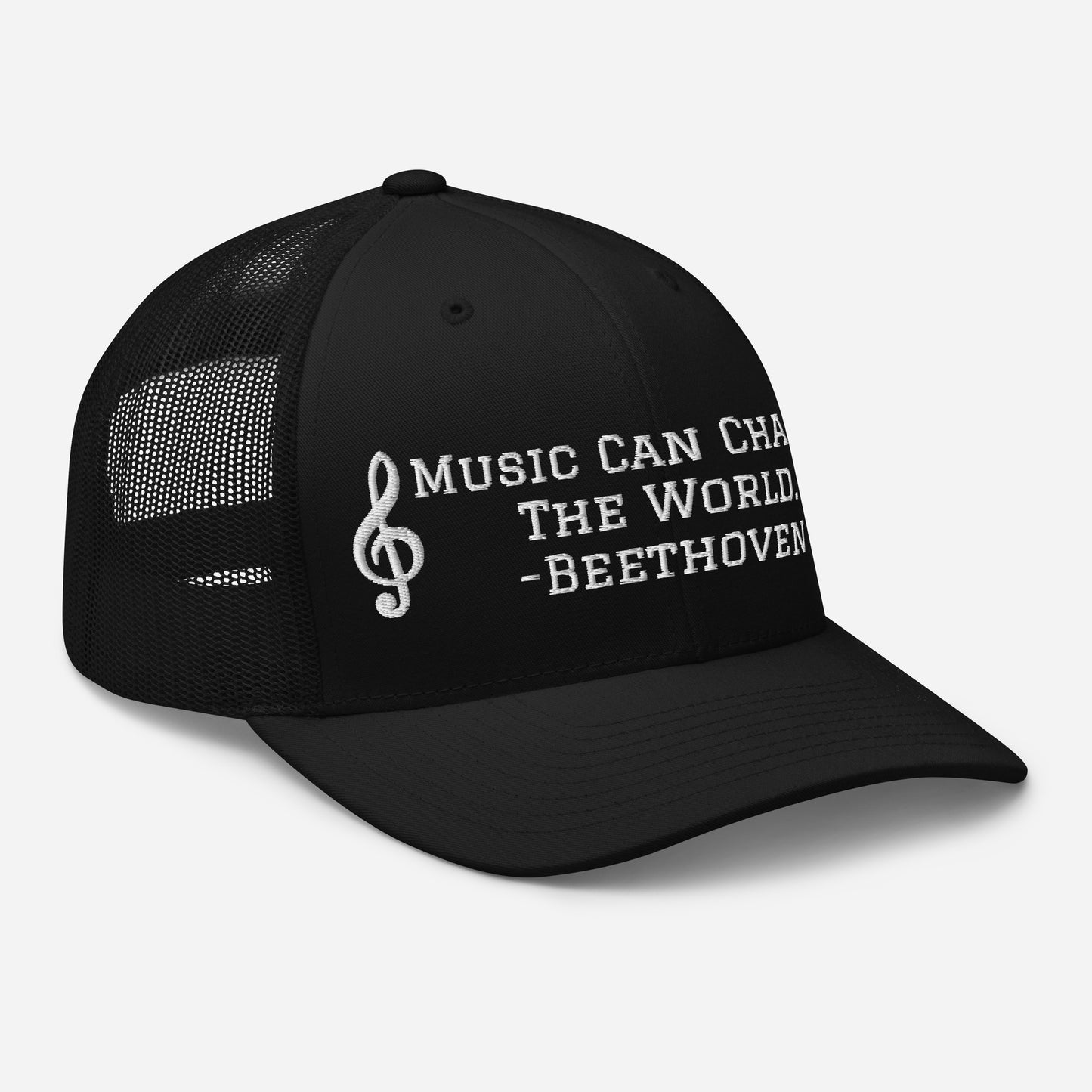 Music Can Change The World Trucker Cap