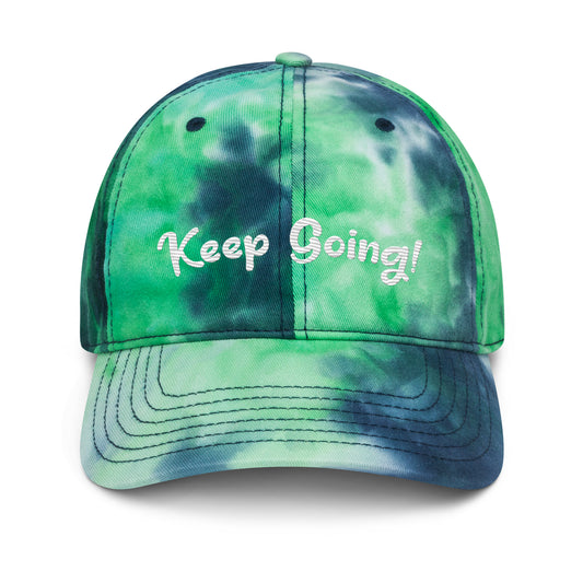 Keep Going! - Motivational Tie dye hat