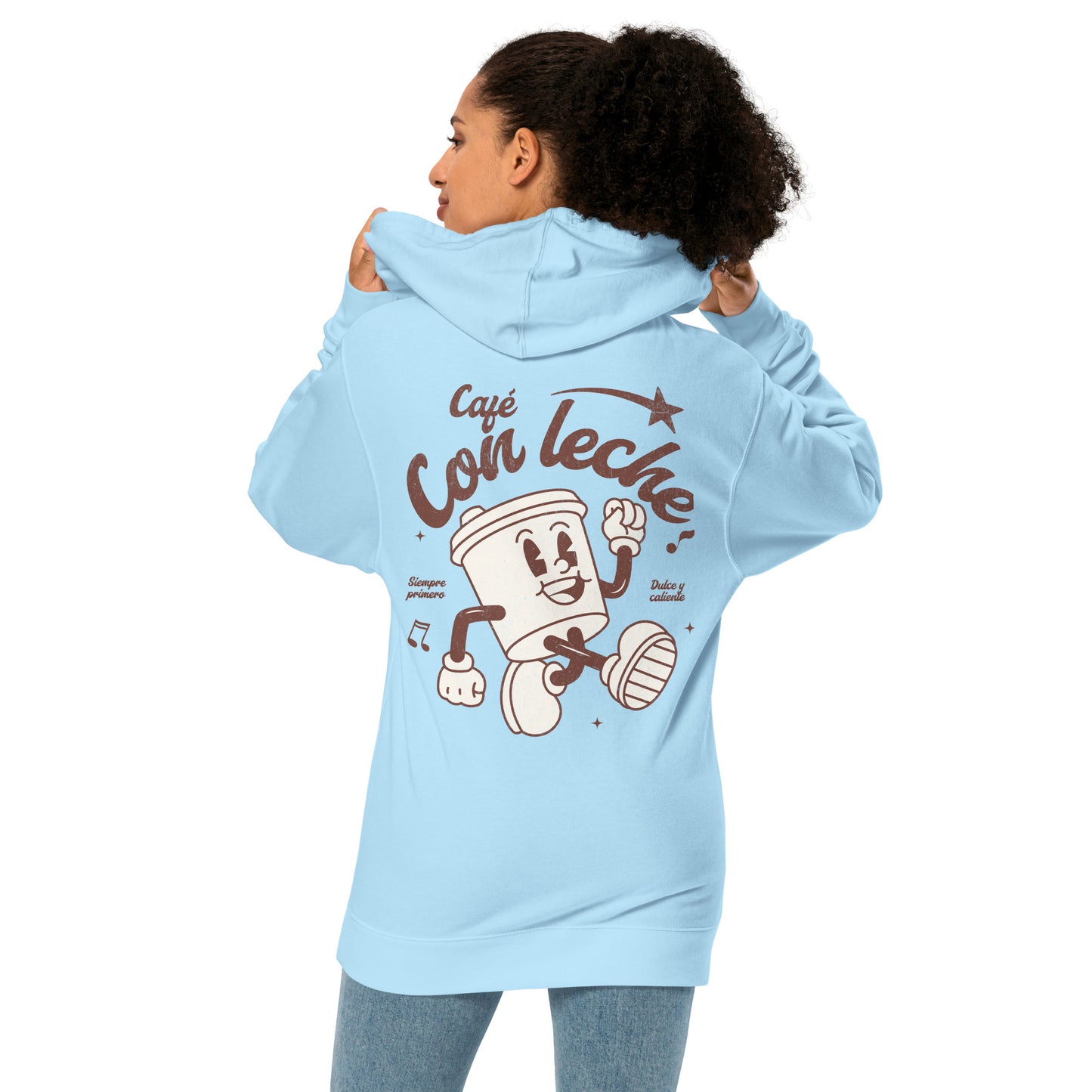 Café Con Leche Unisex midweight hoodie