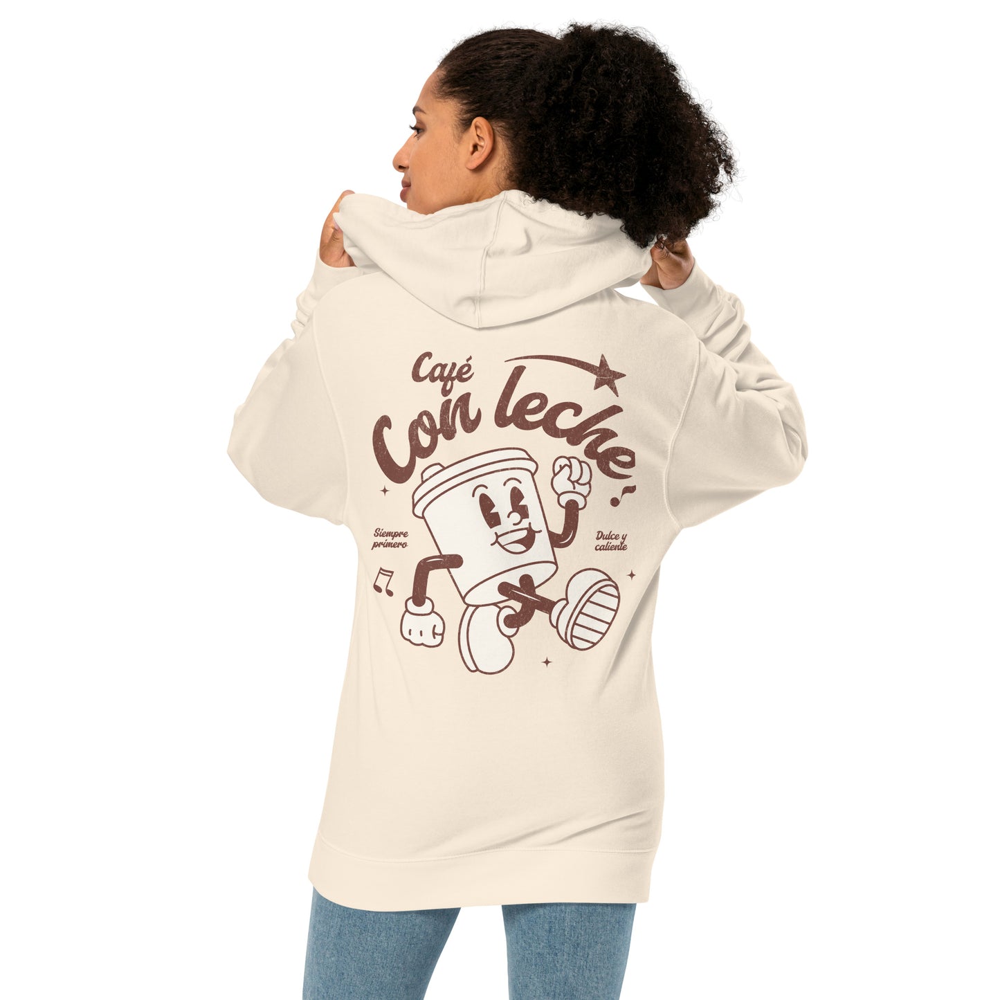 Café Con Leche Unisex midweight hoodie