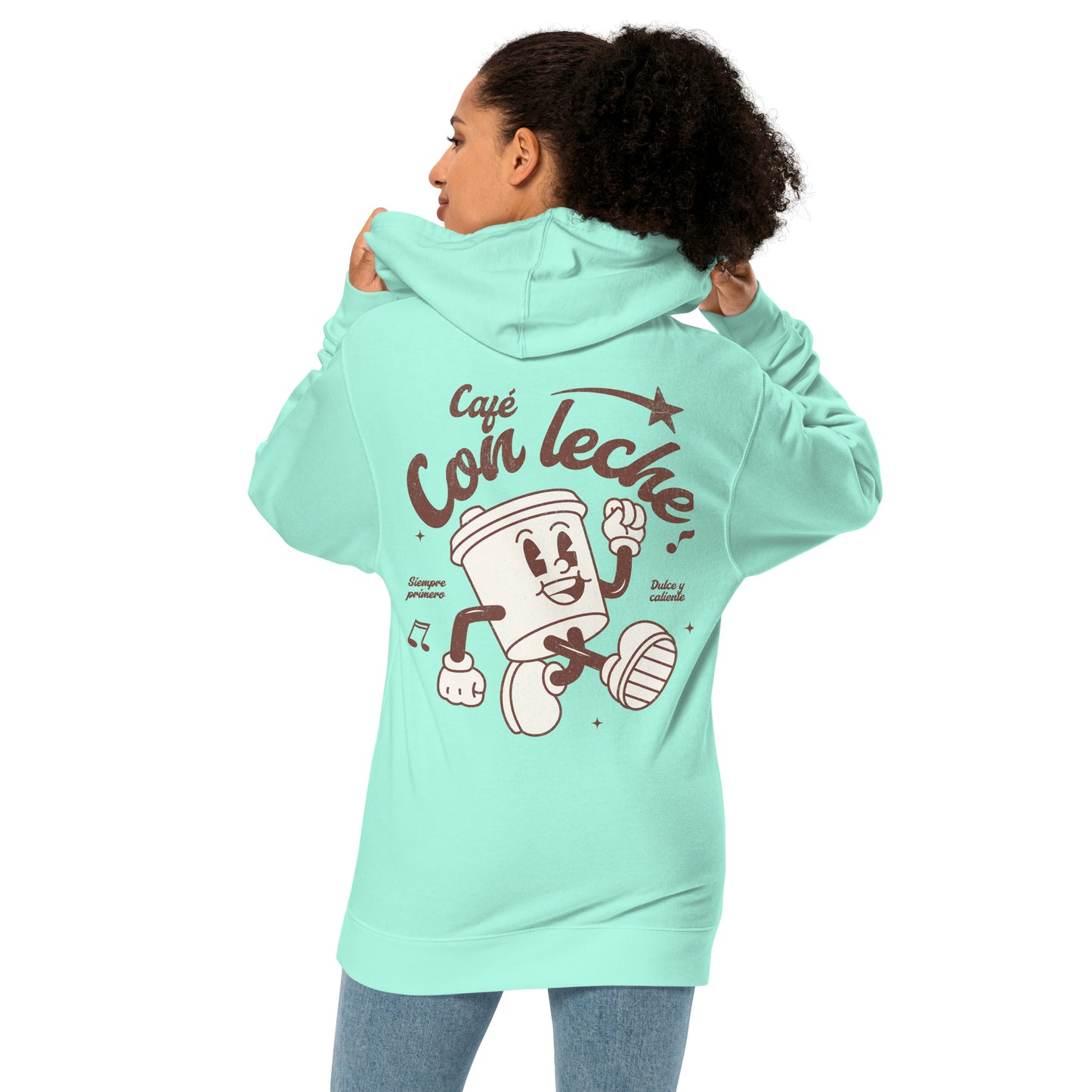 Café Con Leche Unisex midweight hoodie