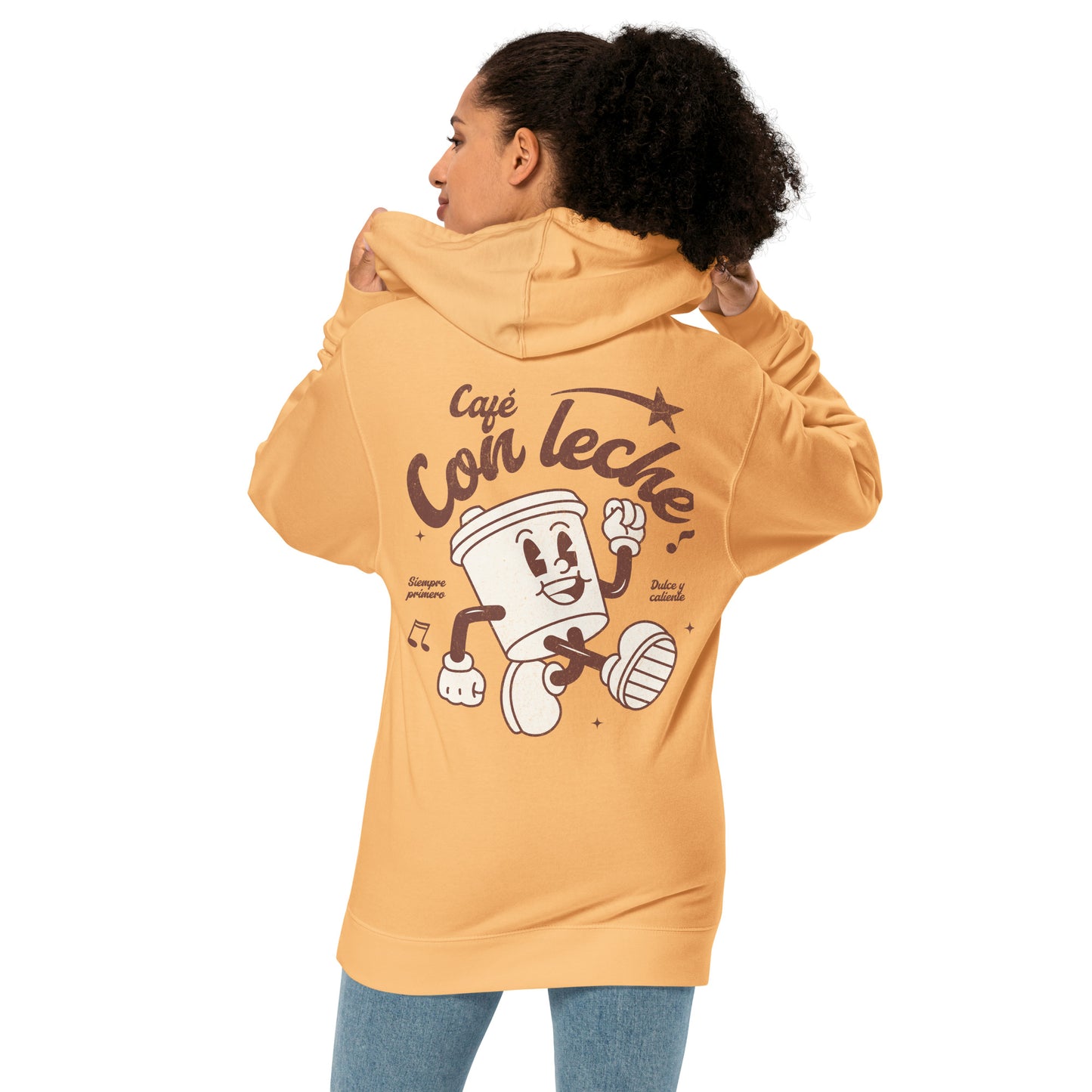 Café Con Leche Unisex midweight hoodie
