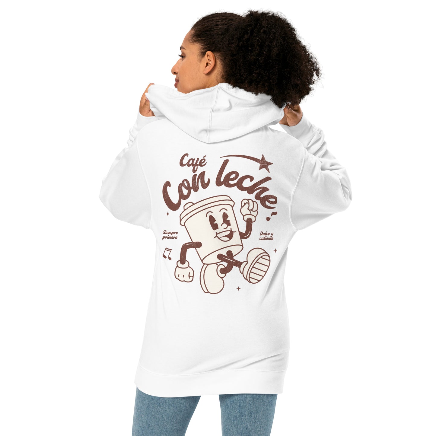 Café Con Leche Unisex midweight hoodie