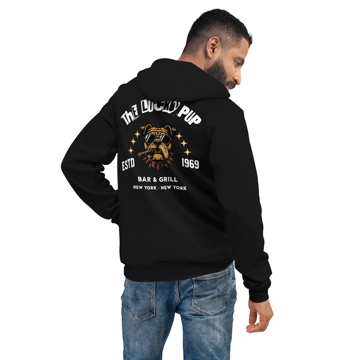 The Lucky Pup Bar And Grill Unisex hoodie