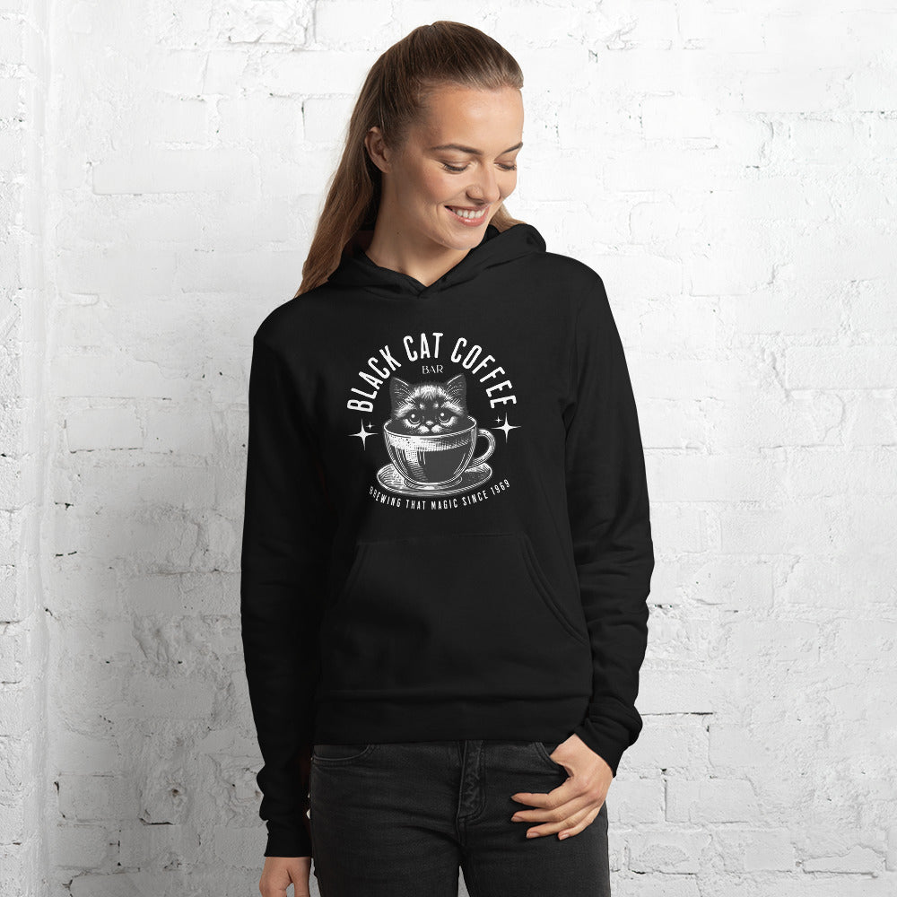 Black Cat Coffee Bar Unisex hoodie