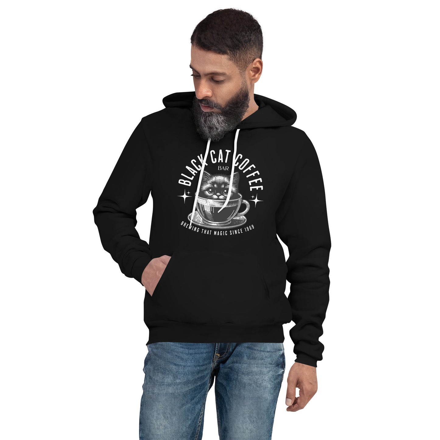 Black Cat Coffee Bar Unisex hoodie