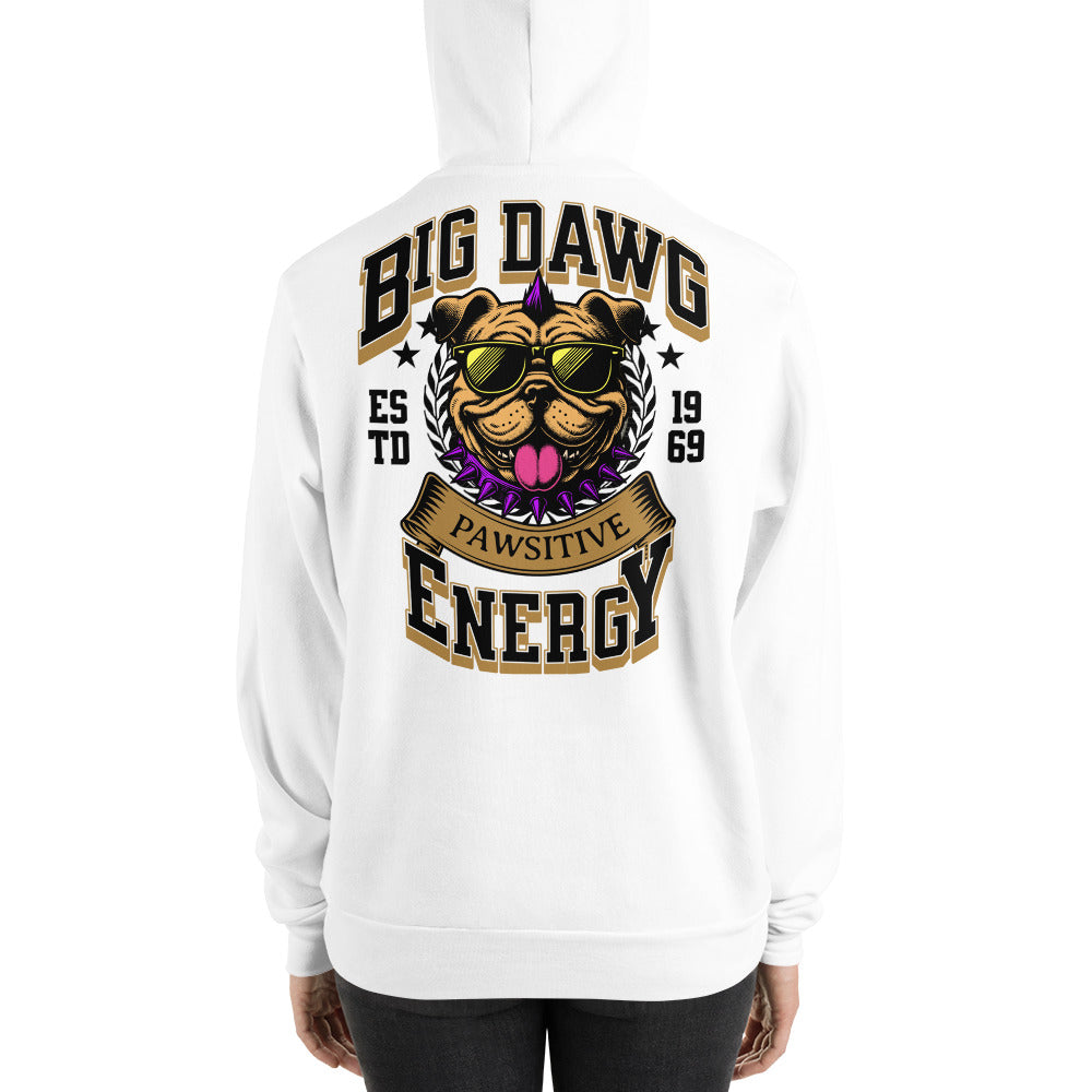 Big Dawg Energy Unisex hoodie - white