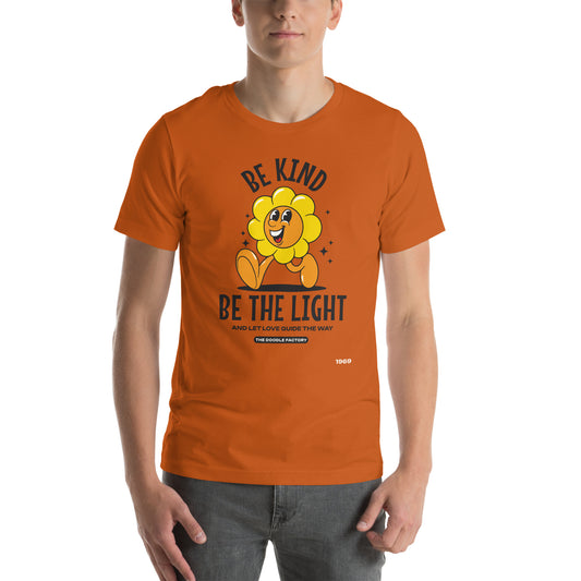 Be Kind, Be The Light (sunflower) Unisex t-shirt