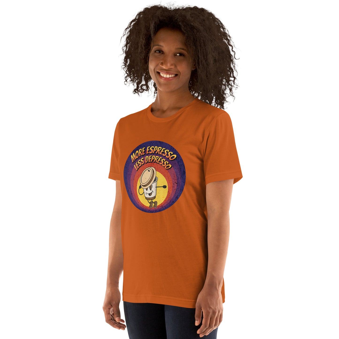 More Espresso - Less Depresso Unisex t-shirt