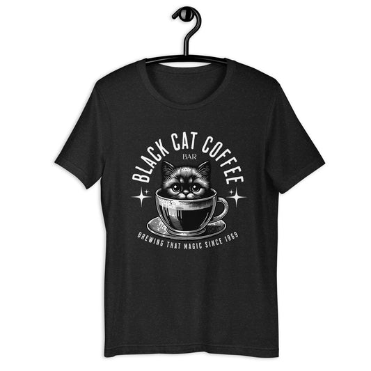 Black Cat Coffee Bar Unisex t-shirt