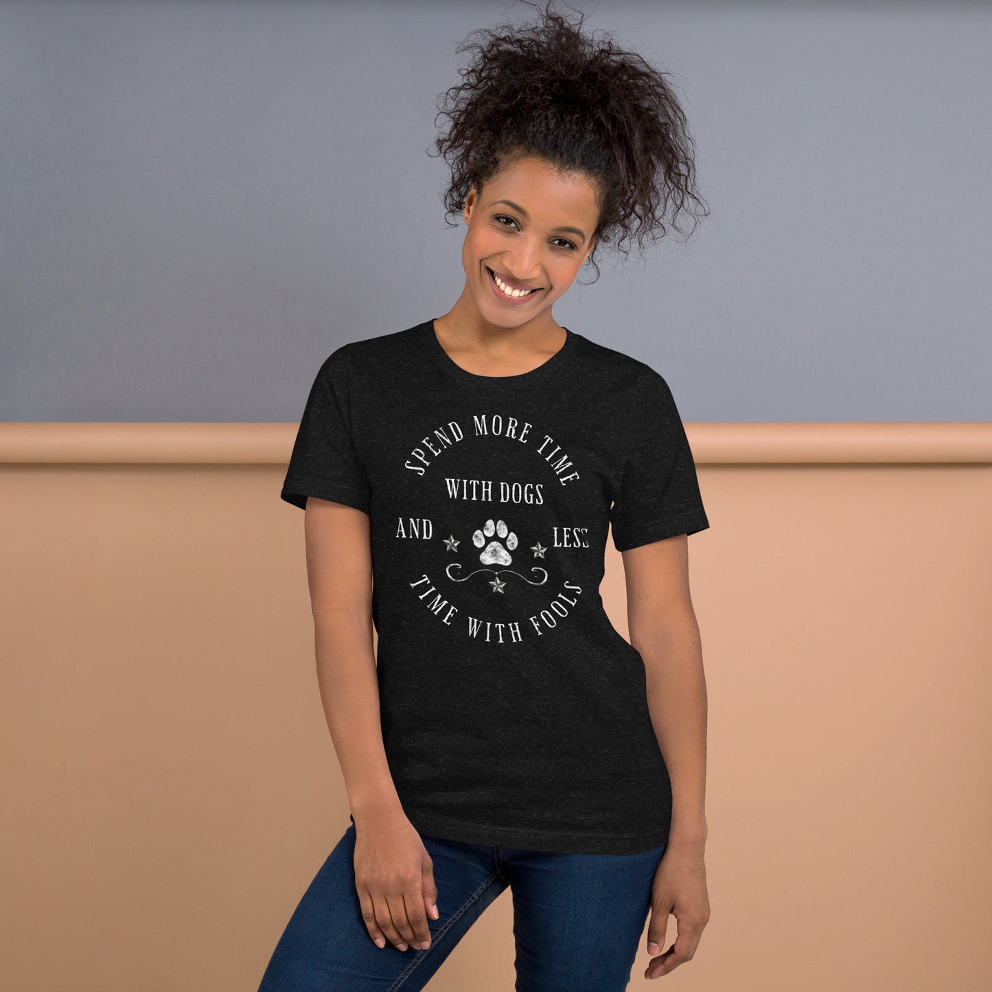 Spend More Time With Dogs Unisex t-shirt