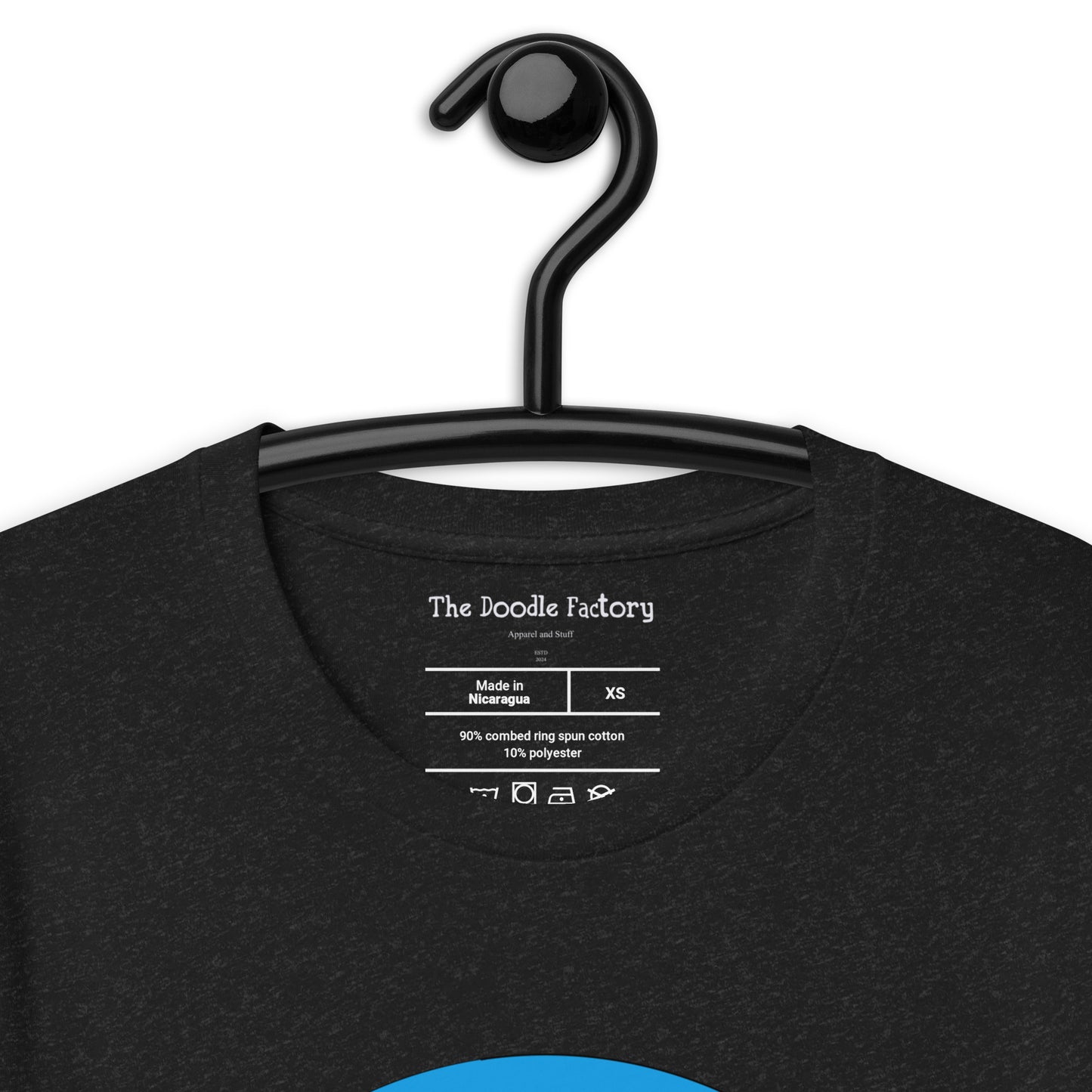 Eye Of The Rose in Blue Unisex t-shirt