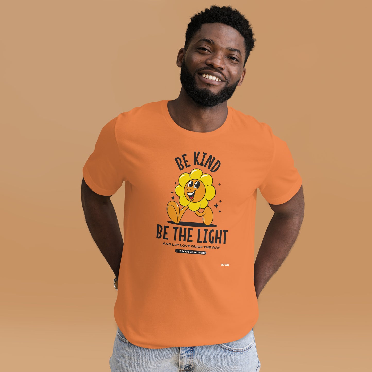 Be Kind, Be The Light (sunflower) Unisex t-shirt