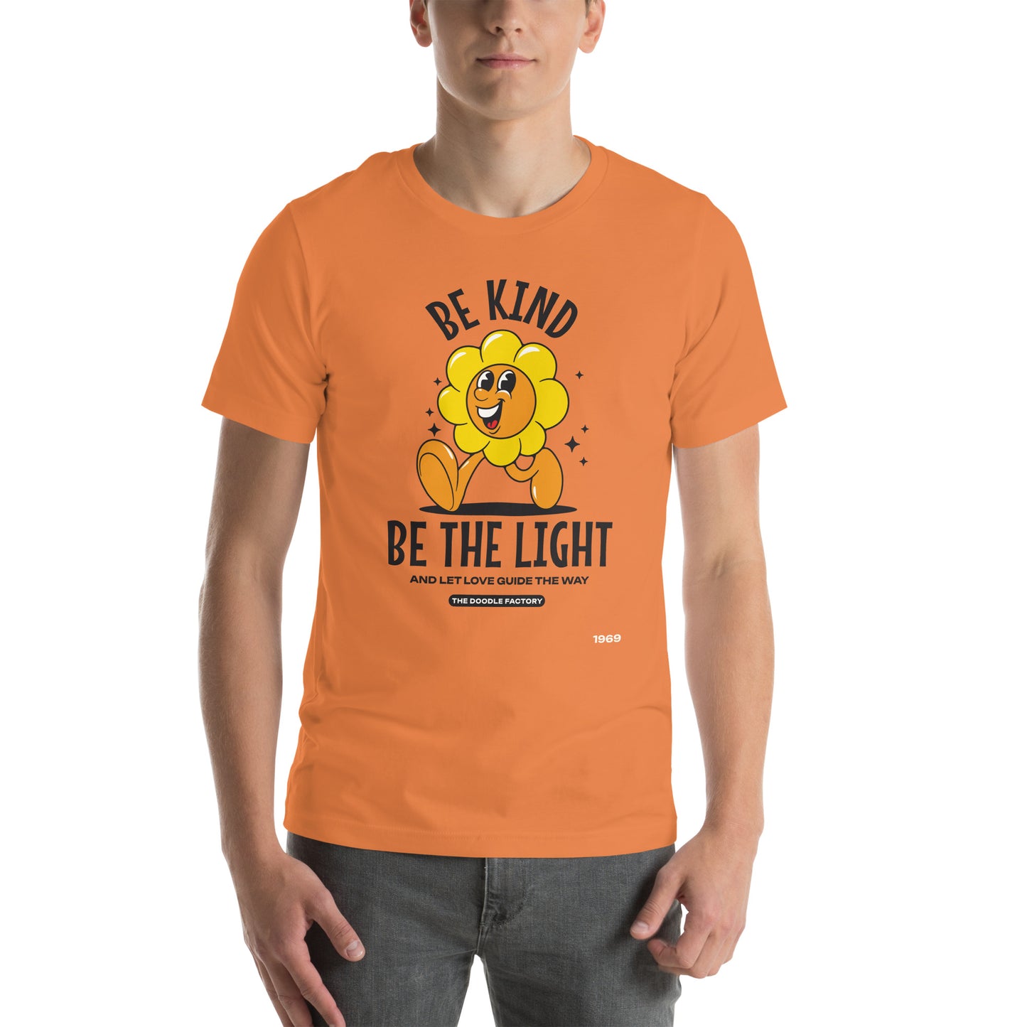 Be Kind, Be The Light (sunflower) Unisex t-shirt