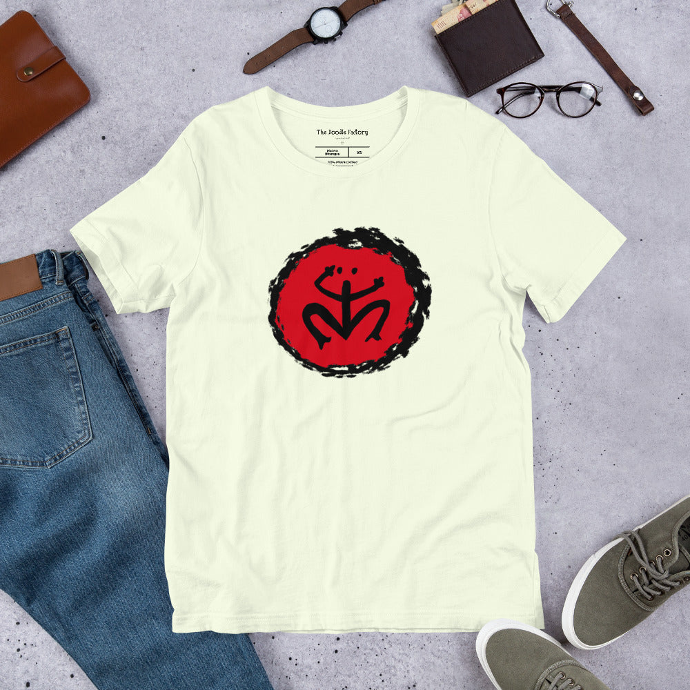 Taino Coqui Symbol in Circle of Enlightenment Unisex t-shirt