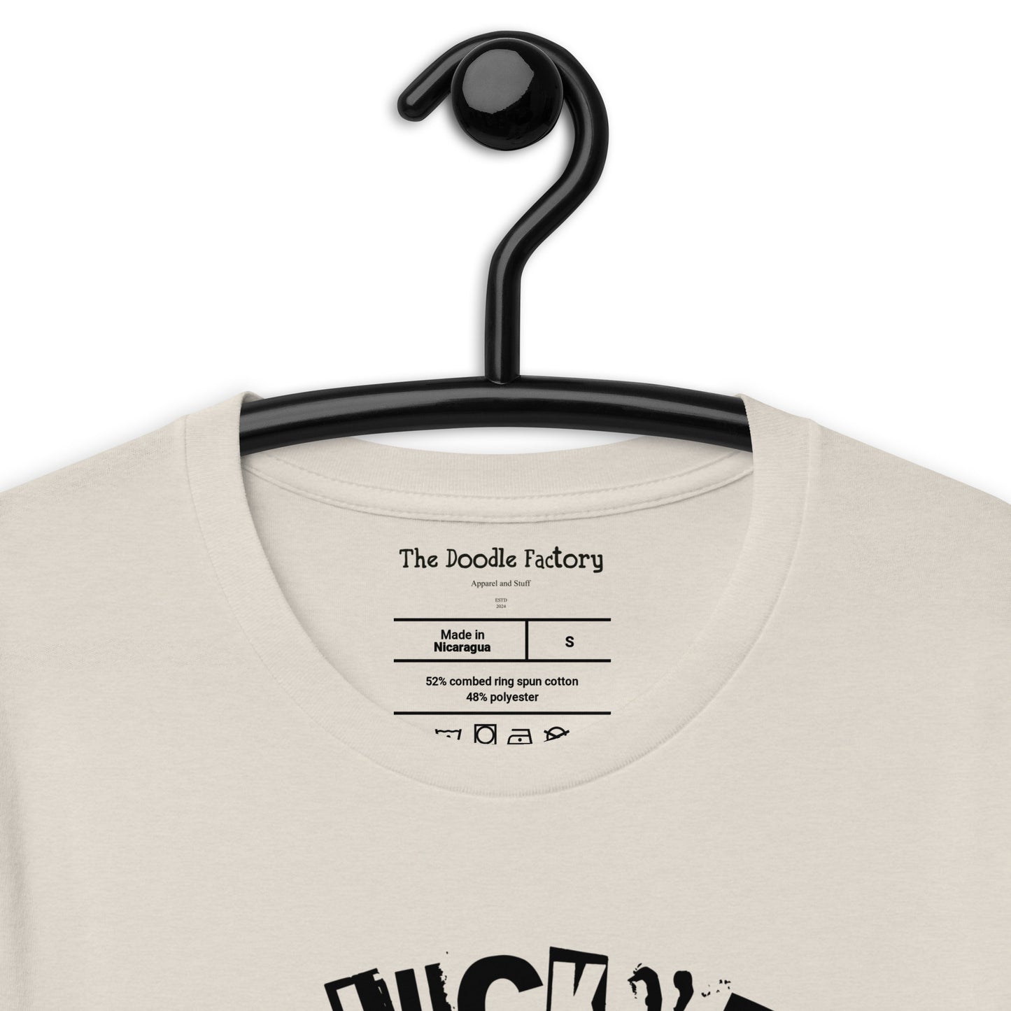 The Lucky Pup Bar & Grill (black lettering) Unisex t-shirt