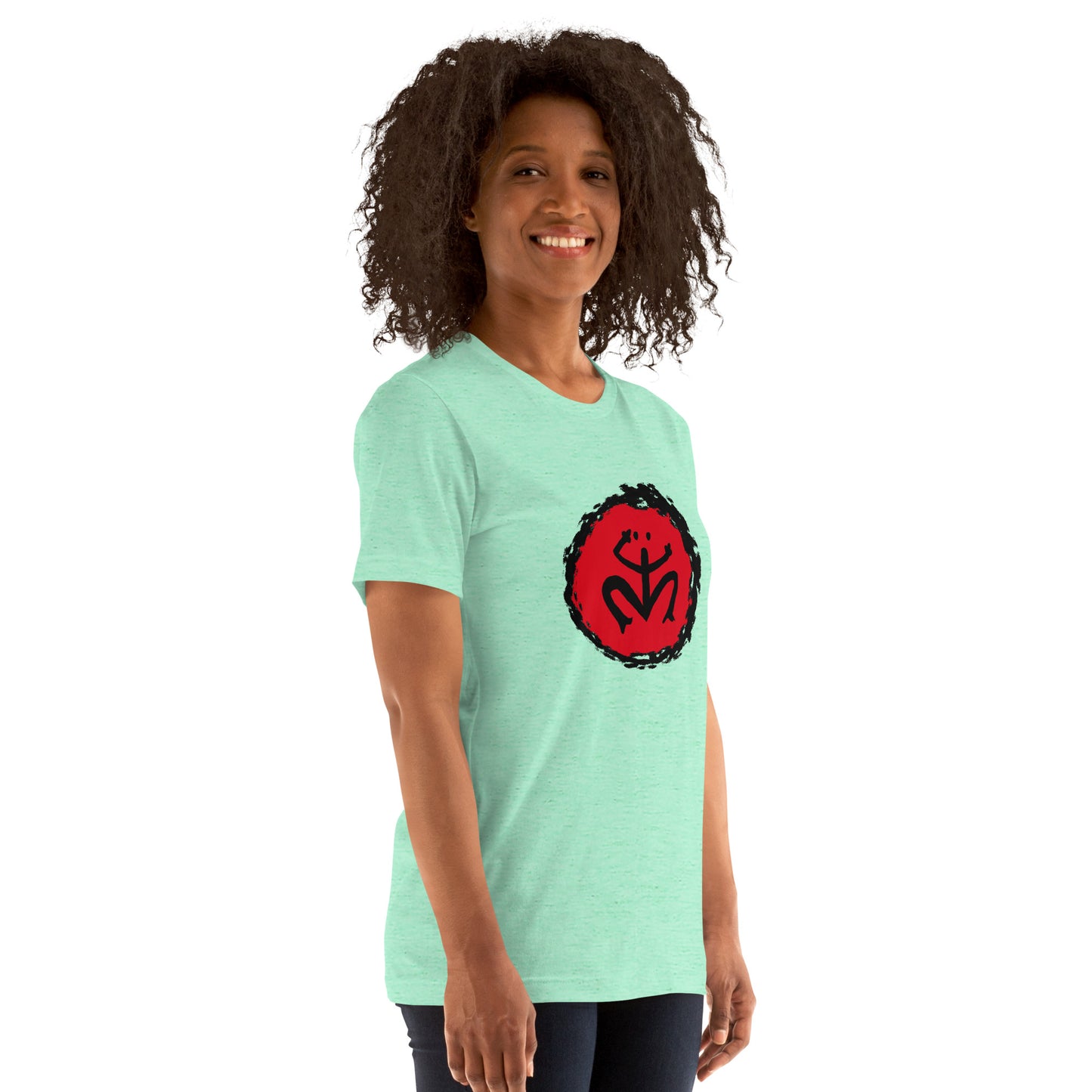 Taino Coqui Symbol in Circle of Enlightenment Unisex t-shirt