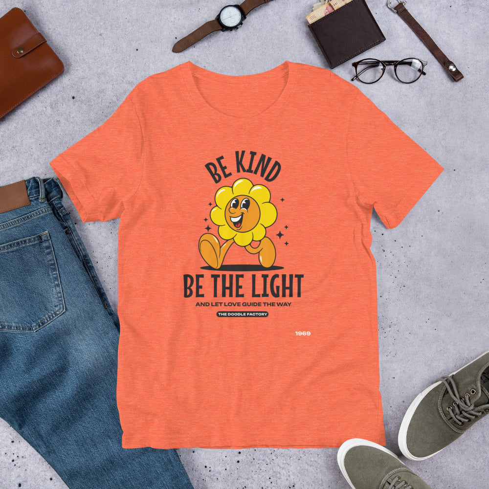Be Kind, Be The Light (sunflower) Unisex t-shirt