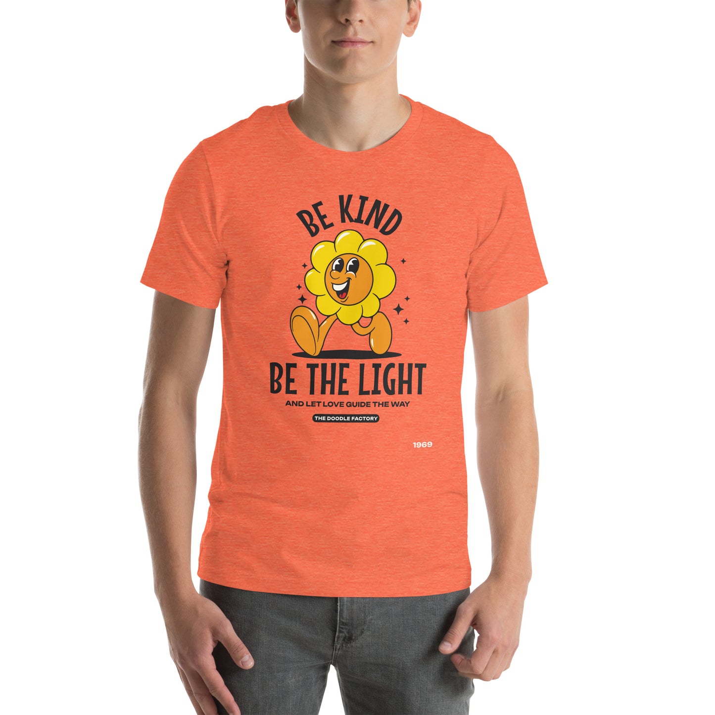 Be Kind, Be The Light (sunflower) Unisex t-shirt