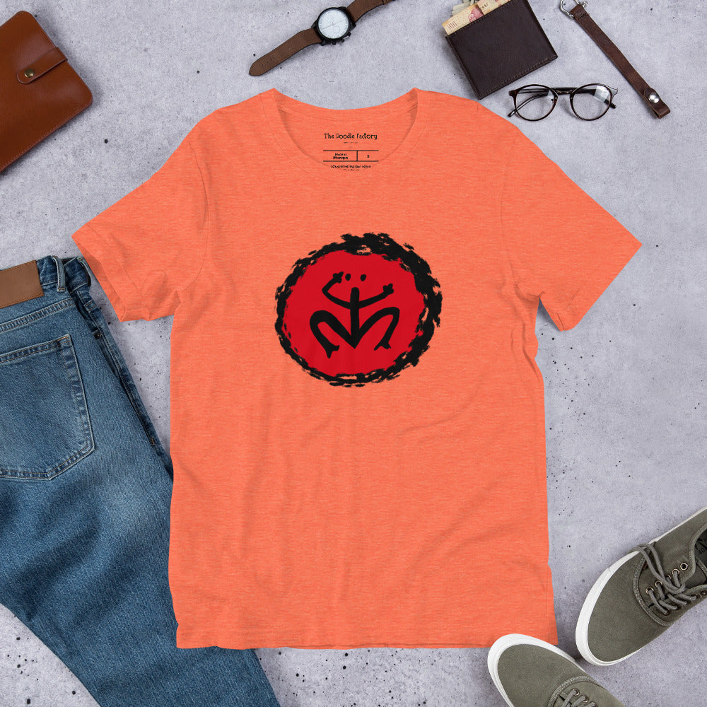 Taino Coqui Symbol in Circle of Enlightenment Unisex t-shirt