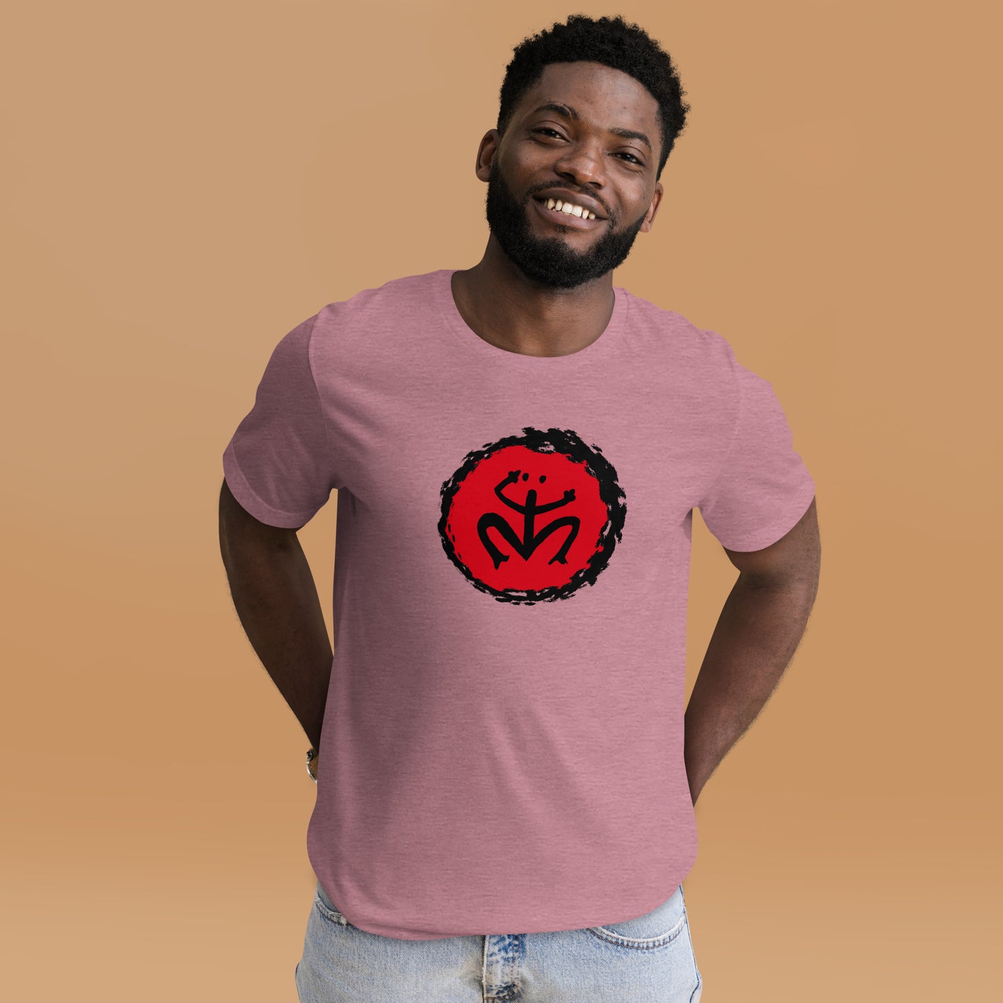 Taino Coqui Symbol in Circle of Enlightenment Unisex t-shirt
