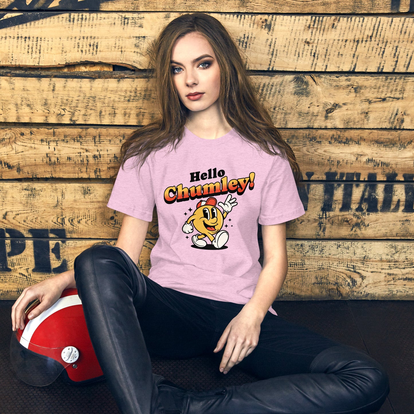 Hello Chumley! Unisex t-shirt