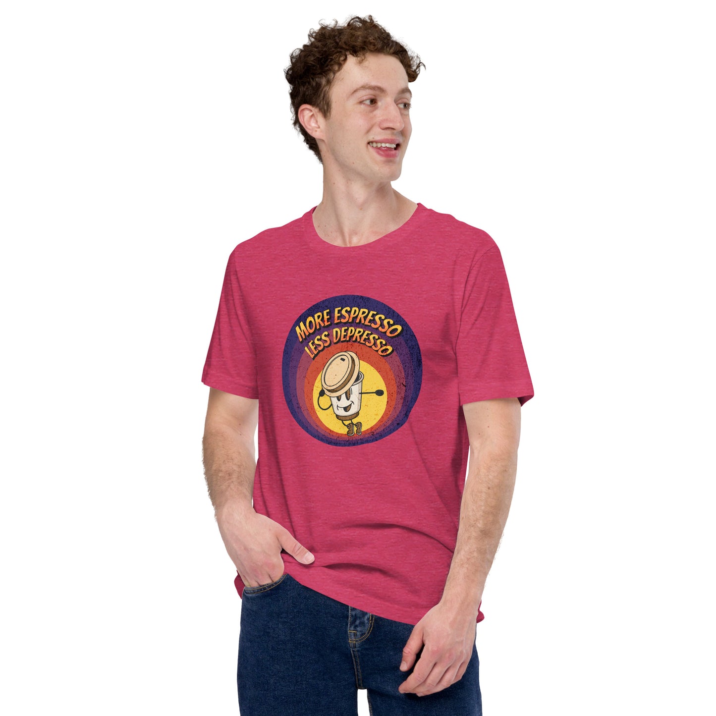 More Espresso - Less Depresso Unisex t-shirt