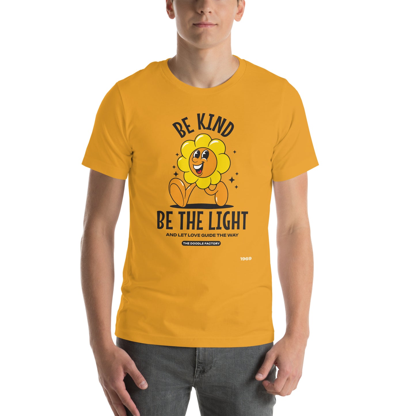 Be Kind, Be The Light (sunflower) Unisex t-shirt