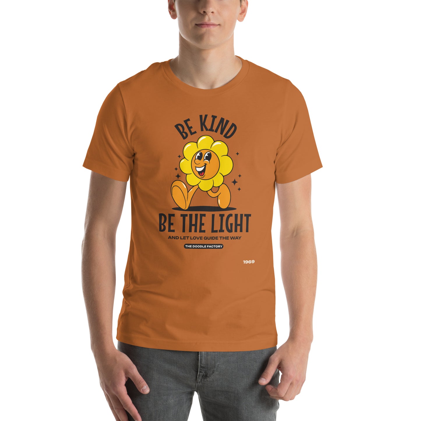 Be Kind, Be The Light (sunflower) Unisex t-shirt