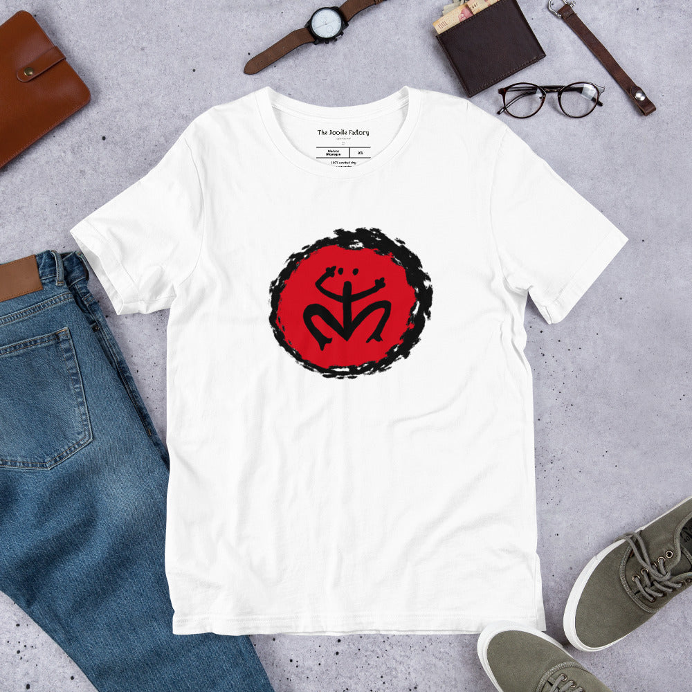 Taino Coqui Symbol in Circle of Enlightenment Unisex t-shirt