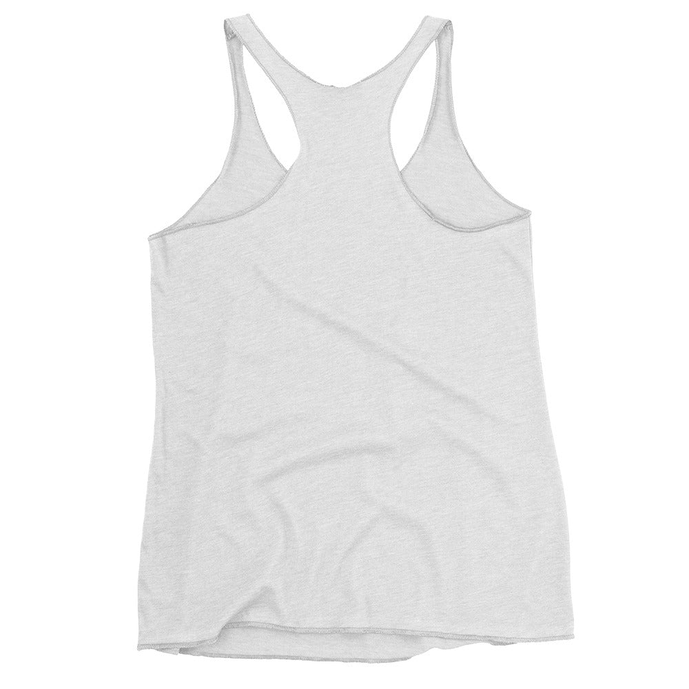Resting Beach Face Women's Racerback Tank