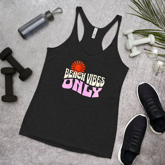 Beach Vibes Only Women's Racerback Tank