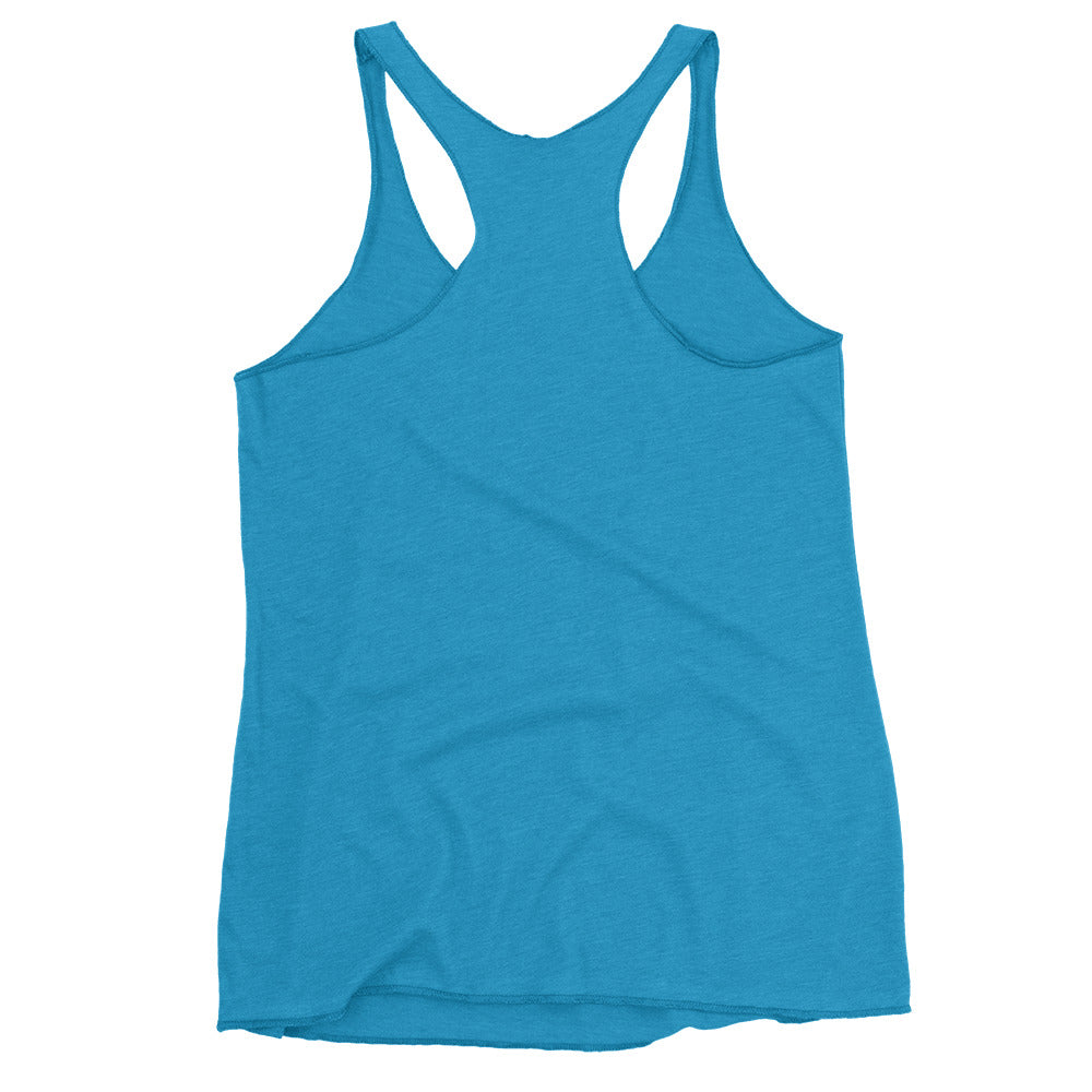 Resting Beach Face Women's Racerback Tank