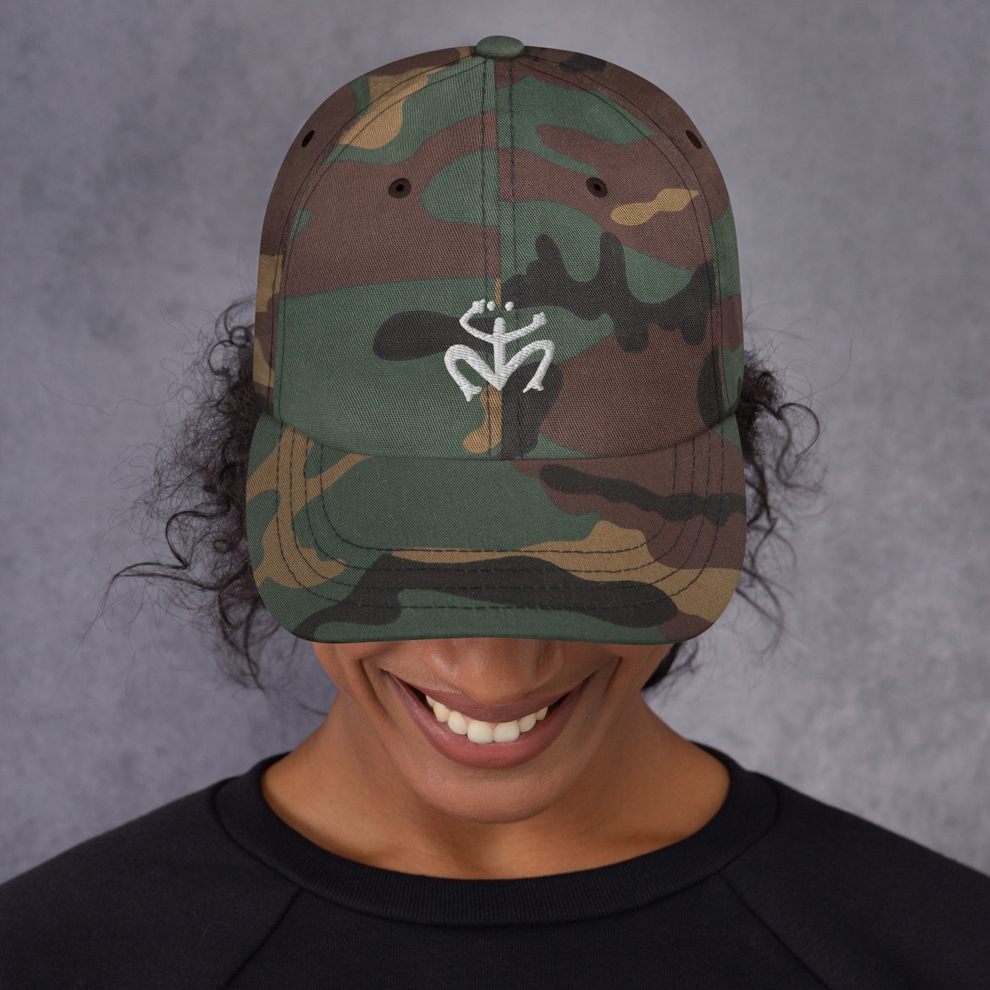 Taino Coqui Symbol embroidered design Dad hat
