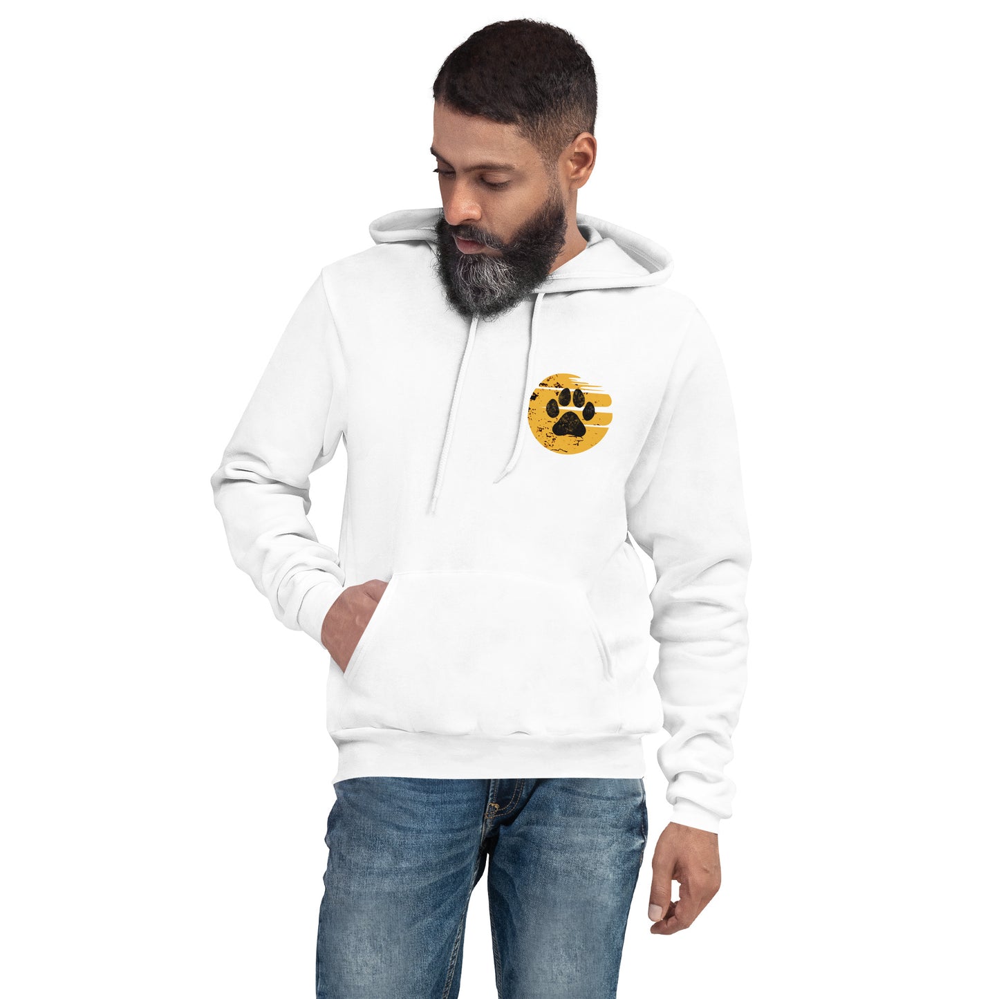 The Lucky Pup Bar And Grill Unisex hoodie (white)