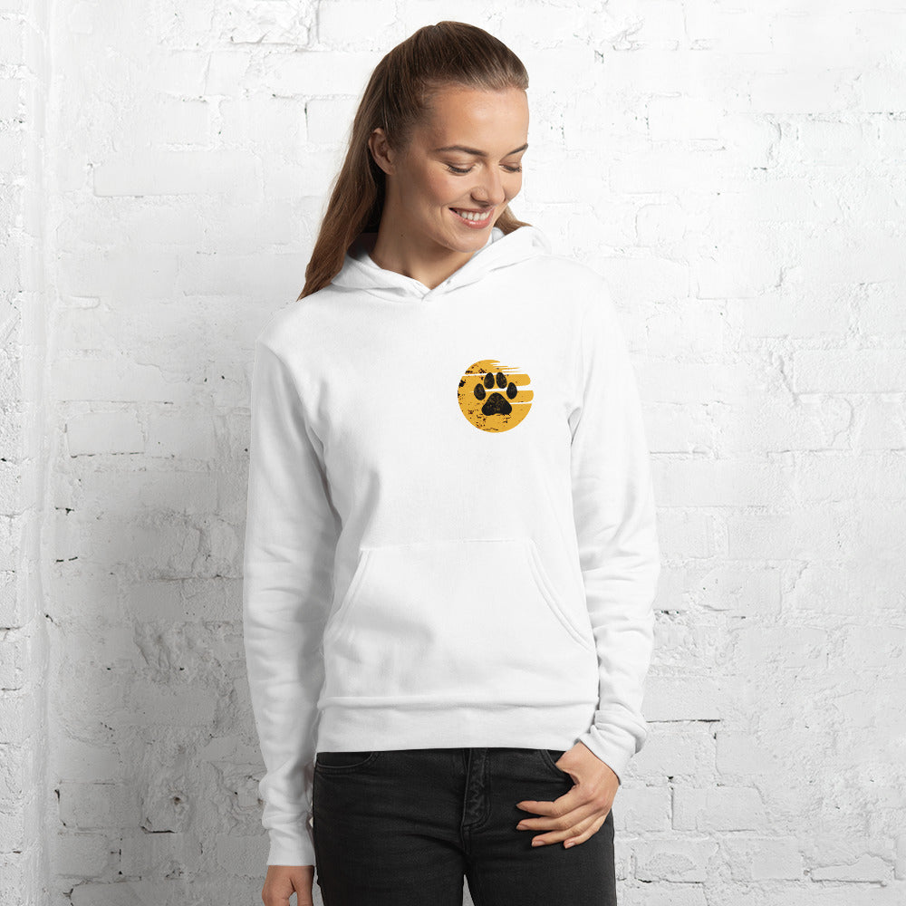 The Lucky Pup Bar And Grill Unisex hoodie (white)