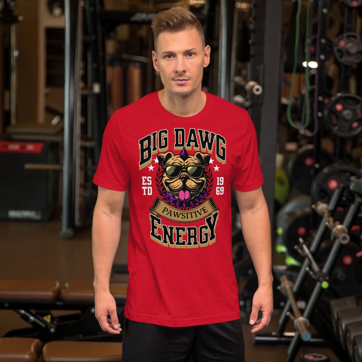 Big Dawg Energy (dark colors) Unisex t-shirt