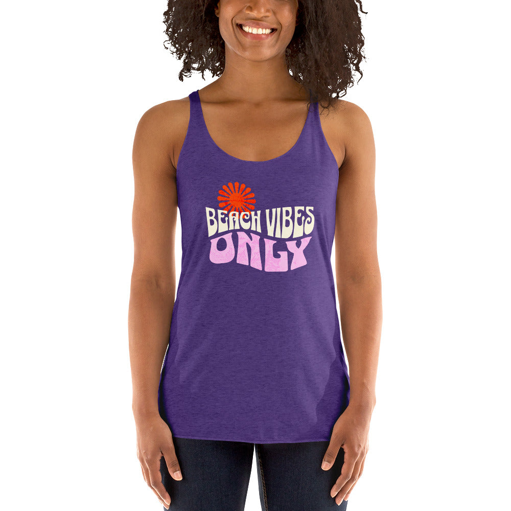 Beach Vibes Only Women's Racerback Tank