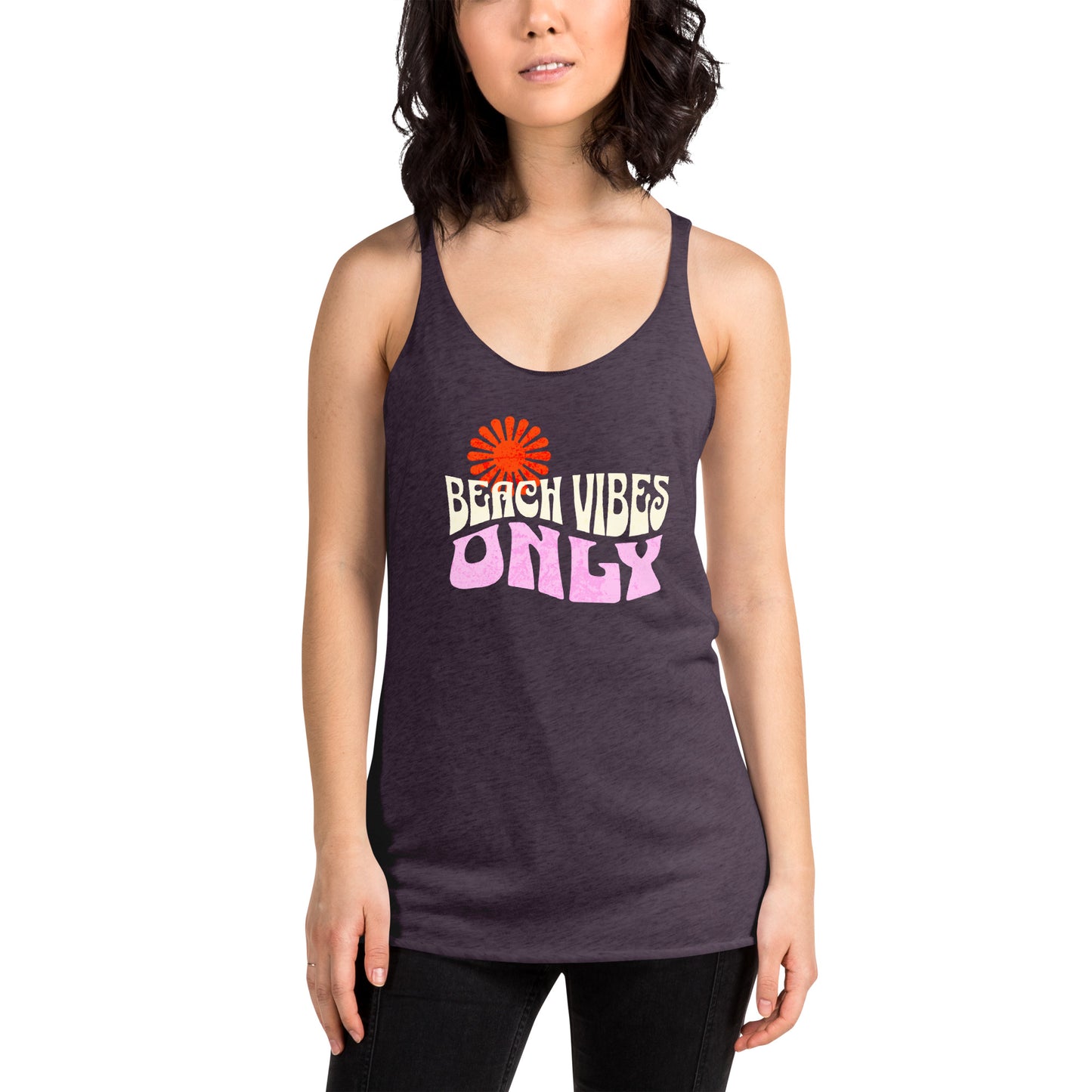 Beach Vibes Only Women's Racerback Tank