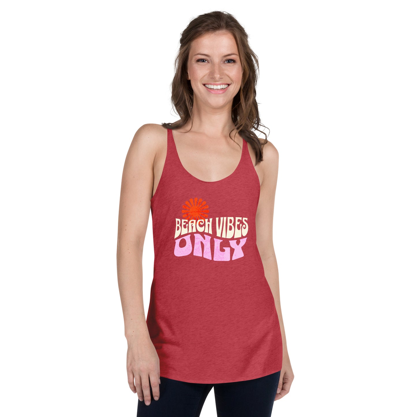 Beach Vibes Only Women's Racerback Tank