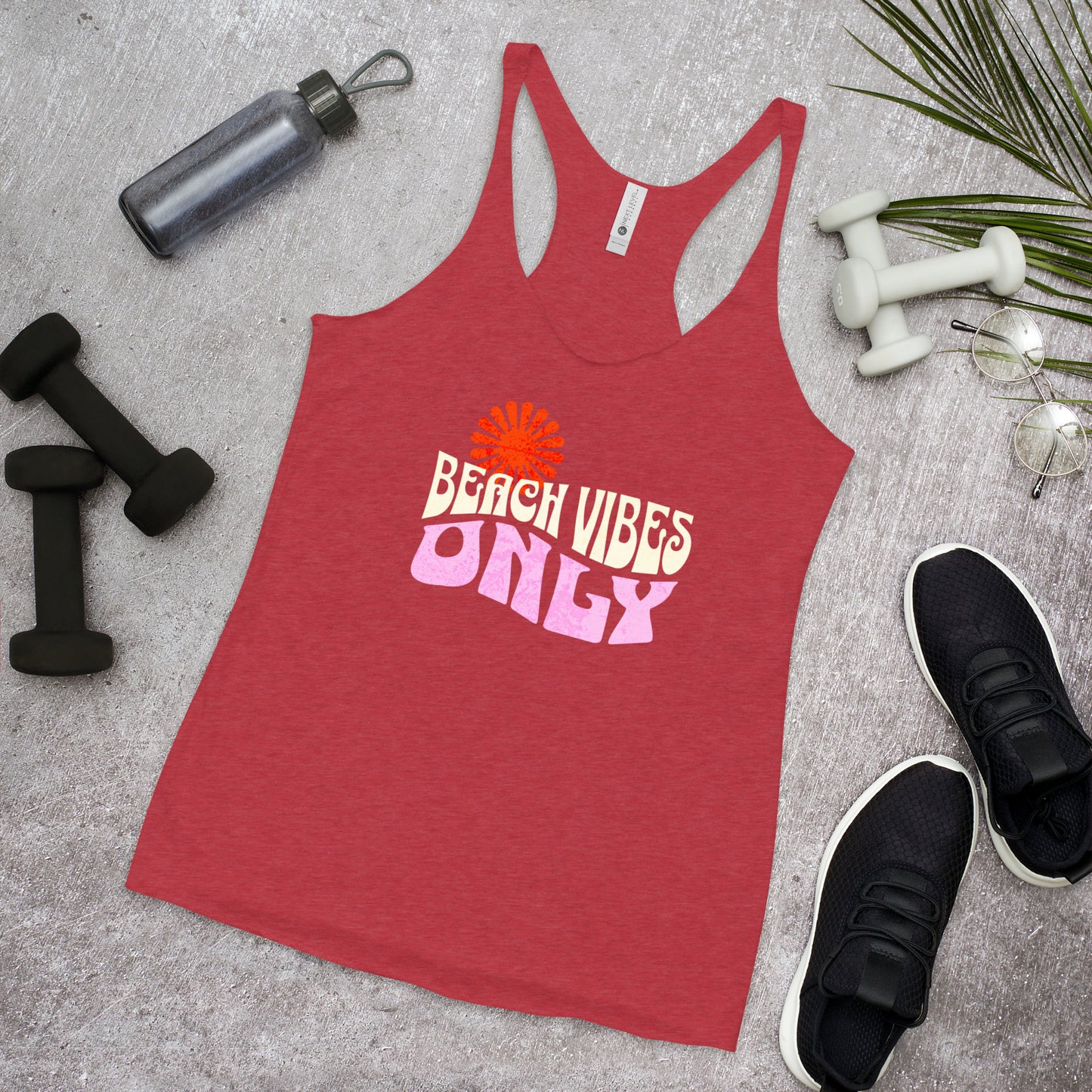 Beach Vibes Only Women's Racerback Tank